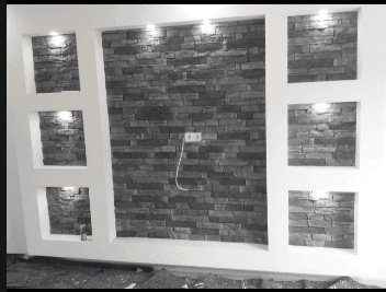 Placare decorativă de interior realizată de MIRACOLE TOTAL